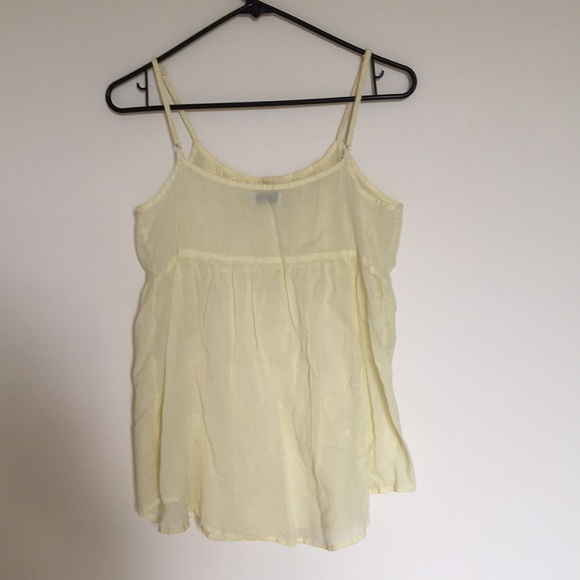 Pale Yellow Babydoll Tank - Picture 3 of 9